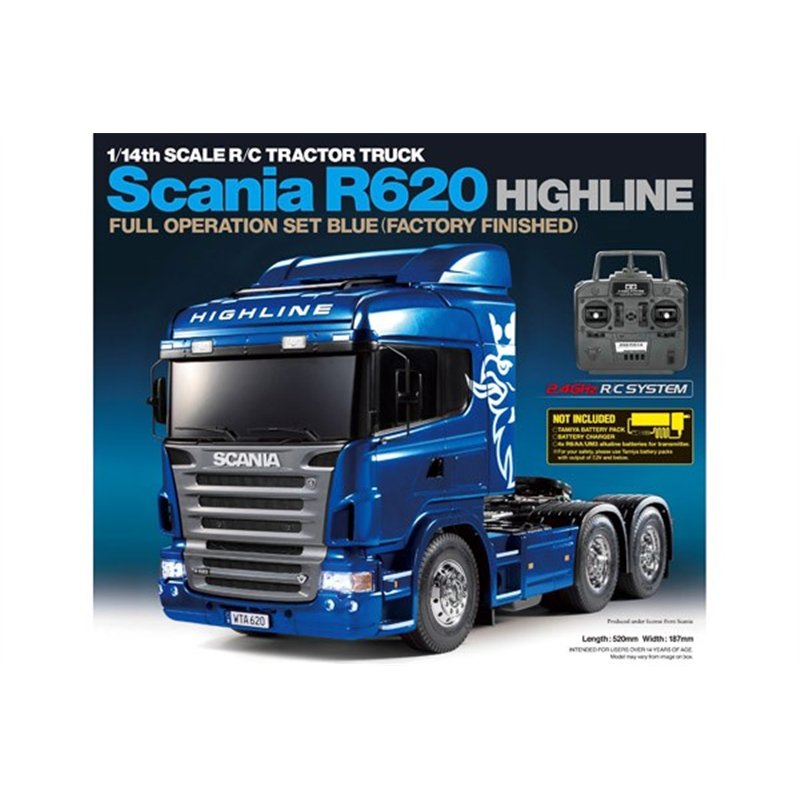 1:14 R/C Full Option - Scania R620 Blue