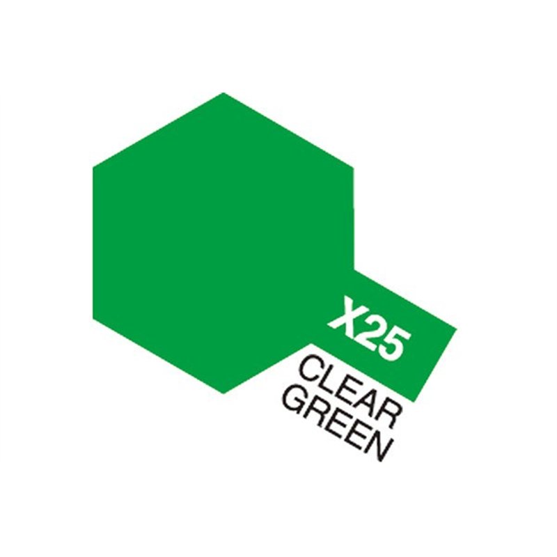 Acrylic Mini X-25 Clear Green (Gloss)