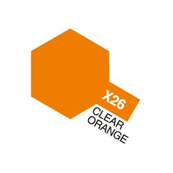 Acrylic Mini X-26 Clear Orange (Gloss)