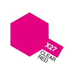 Acrylic Mini X-27 Clear Red (Gloss)