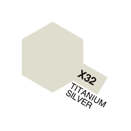 Acrylic Mini X-32 Titanium Silver (Gloss)