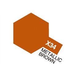 Acrylic Mini X-34 Metallic Brown (Gloss)