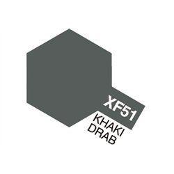 Acrylic Mini XF-51 Khaki Drab (Flat)