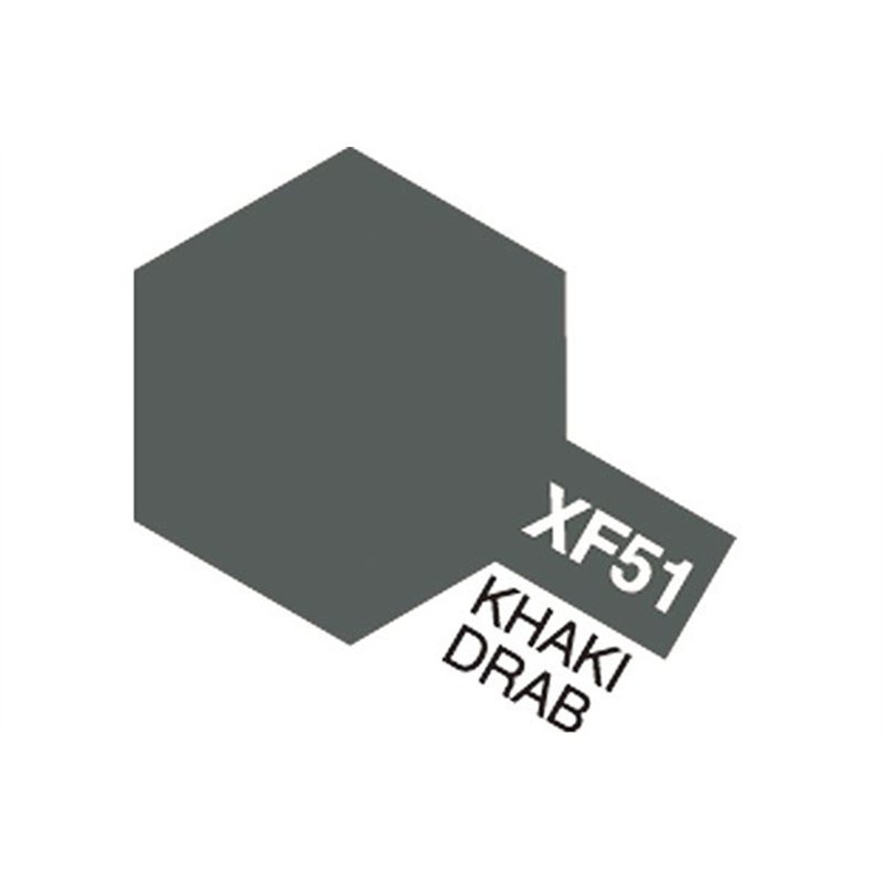 Acrylic Mini XF-51 Khaki Drab (Flat)