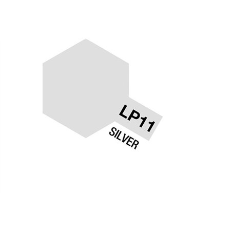 Tamiya Lacquer Paint LP-11 Silver (Metallic Gloss)
