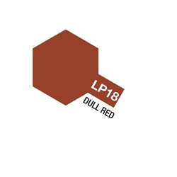 Tamiya Lacquer Paint LP-18 Dull Red (Flat)