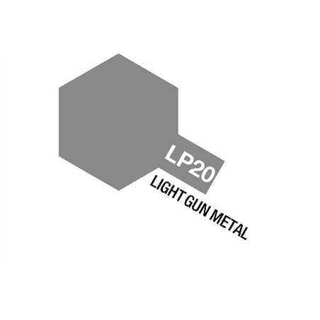 Tamiya Lacquer Paint LP-20 Light Gun Metal (Gloss)