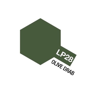 Tamiya Lacquer Paint LP-28 Olive Drab (Flat)