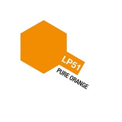 Tamiya Lacquer Paint LP-51 Pure Orange (Gloss)