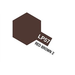 Tamiya Lacquer Paint LP-57 Red Brown 2 (Flat)
