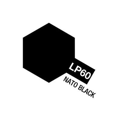 Tamiya Lacquer Paint LP-60 Nato Black (Flat)