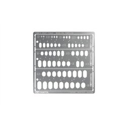 Modeling Template (Rounded Rectangles, 1-6mm)