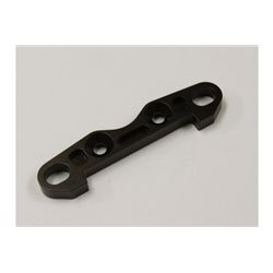 FRONT LOWER SUS HOLDER (R/GUNMETAL) - INFERNO MP9 TKI4