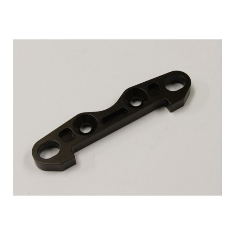 FRONT LOWER SUS HOLDER (R/GUNMETAL) - INFERNO MP9 TKI4