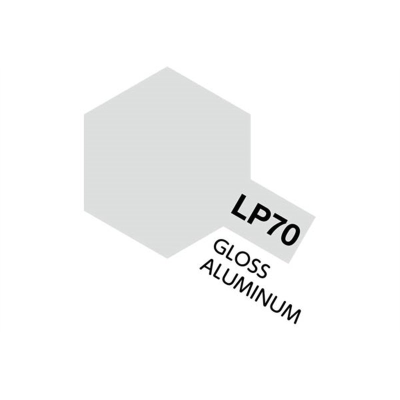 Tamiya Lacquer Paint LP-70 Gloss Aluminum (Gloss)