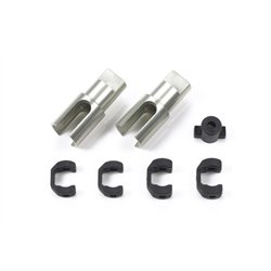 TRF420 Aluminum Front Direct Cups (2pcs.)