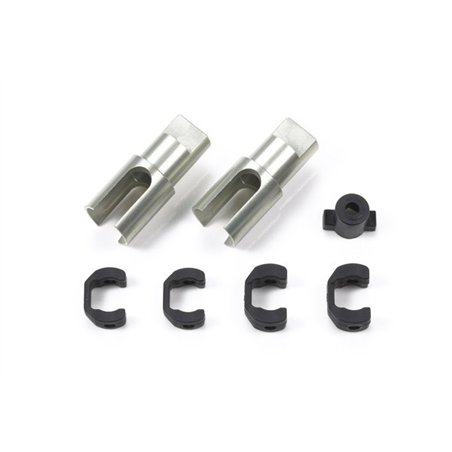 TRF420 Aluminum Front Direct Cups (2pcs.)