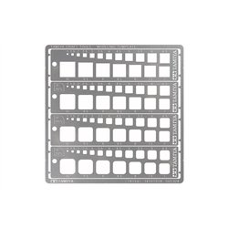 Modeling Template (Square, 1-10mm)