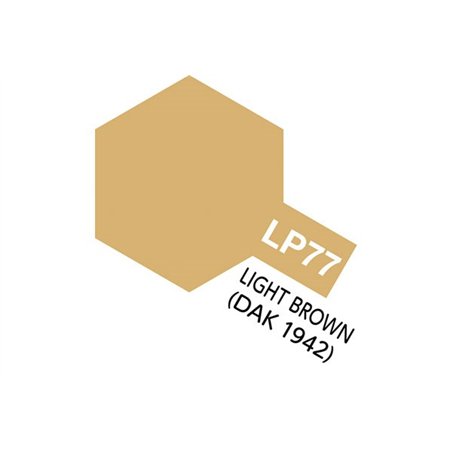 Tamiya Lacquer Paint LP-77 Light Brown DAK 1942