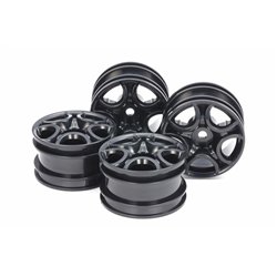 C-Shaped 10-Spoke Wheels (Black) 4pcs.
