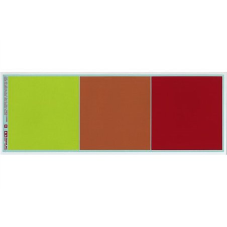 Clear Colored Stickers (Red, Orange, Yellow)