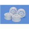 TH 10-Spoke Wheels (White) (24mm Width, Offset 0)