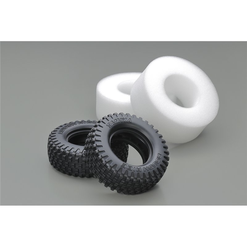 Block Pin "Rough Ride" Tires (w/Inner Sponge 2pcs)