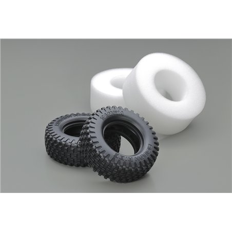 Block Pin "Rough Ride" Tires (w/Inner Sponge 2pcs)