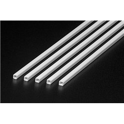 Plastic Beams 3mm Square Tube (5pcs.)