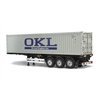 1/14 R/C 40-Foot Container 3-Axle Semi-Trailer