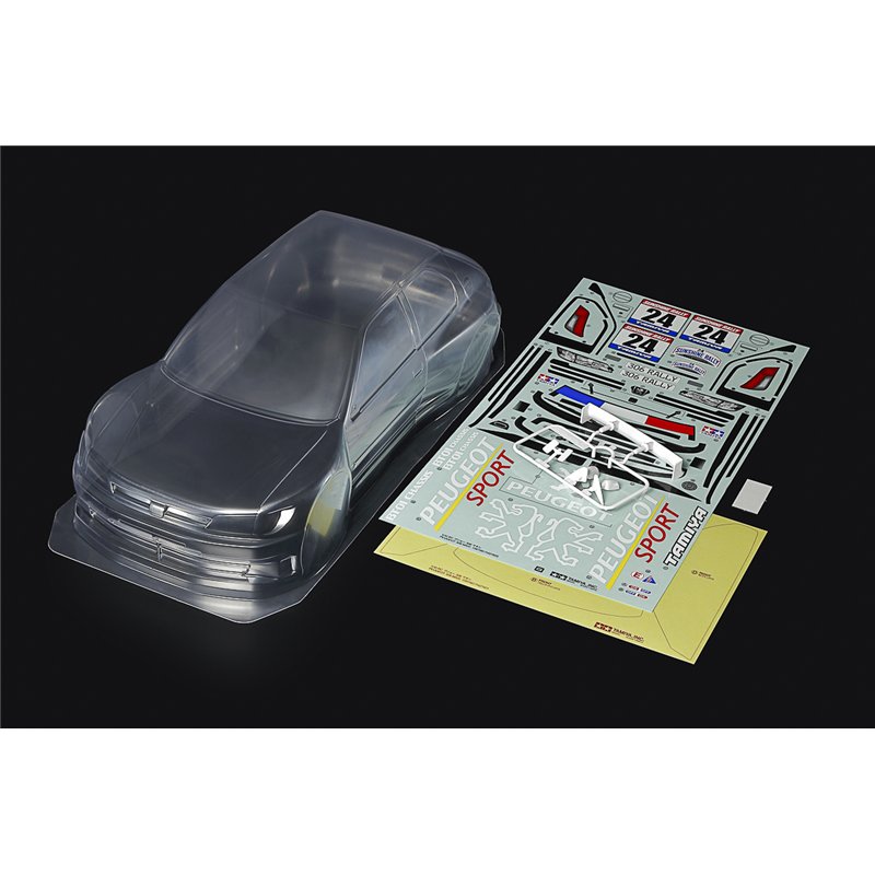 1/10 Scale R/C Peugeot 306 Maxi Body Parts Set