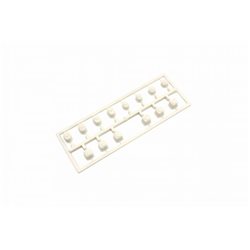 SUSPENSION BUSH SET INFERNO MP10 (WHITE)
