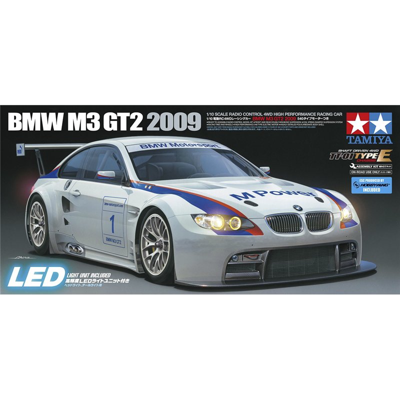 1/10 R/C BMW M3 GT2 2009 (TT-01 TYPE-E)