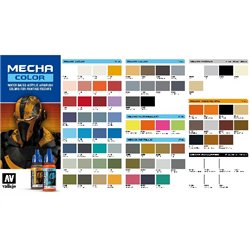 Color chart: Mecha