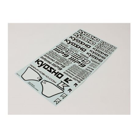 Decal Sheet Kyosho Inferno MP9 TKI4