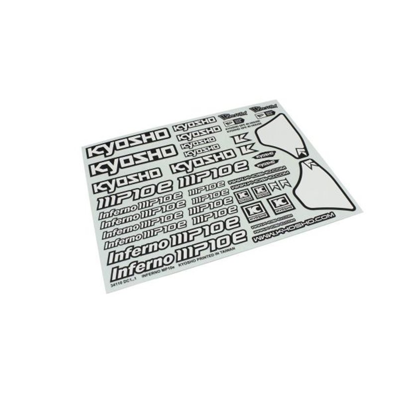 Decal Sheet Kyosho Inferno MP10e