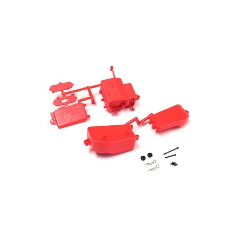 Receiver and Battery Box Kyosho Inferno MP9-MP10 - Red