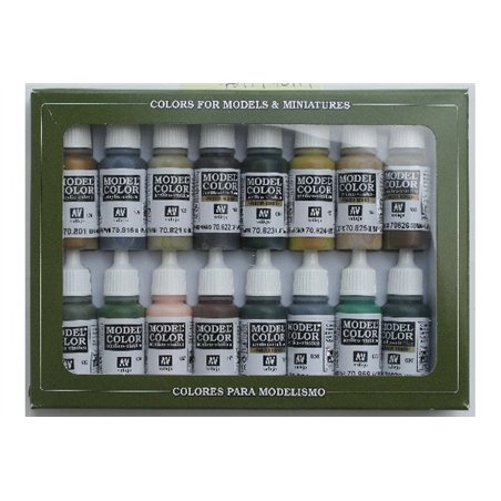 German Camouflage 16 colors ass.