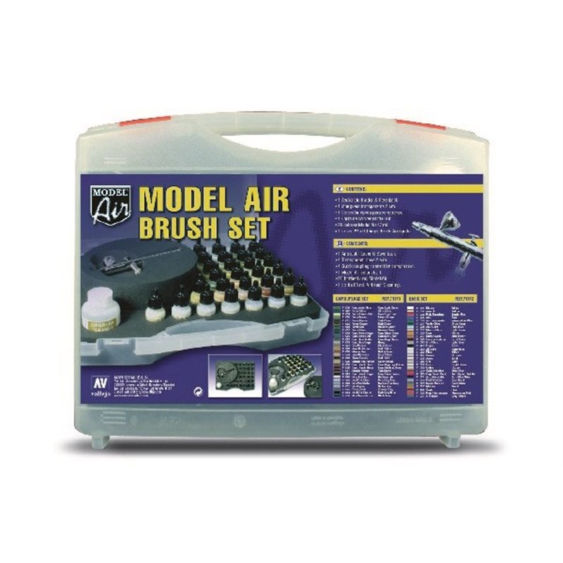 Model Air basics color set 29x17ml + airbrush