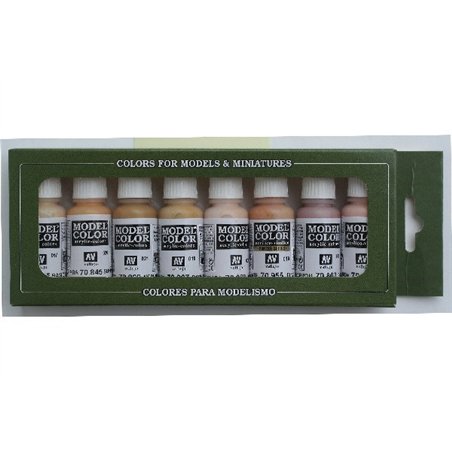 Model Color set "face/skinetones" 8 colors