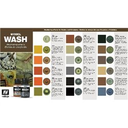 Color chart: Model Color Wash