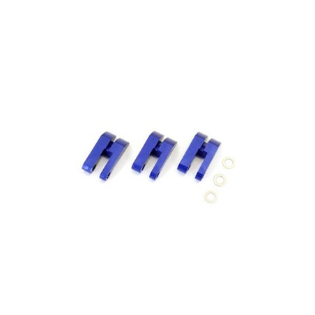Aluminium Clutch Shoe Set (3 shoe type) All Kyosho Inferno (3) Blue