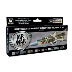 Soviet/Russian colors MiG-23 "Flogger" 8x17ml