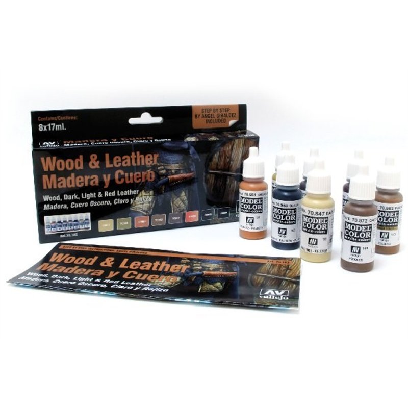 Model set Effects, wood, leater by Angel Giraldez 