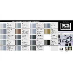 Color chart: Metal Color