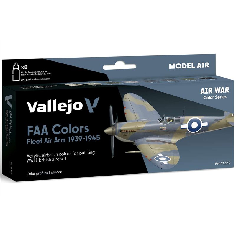 Model Air set Fleet Air Arm (FAA) 1939-45, 8x18ml