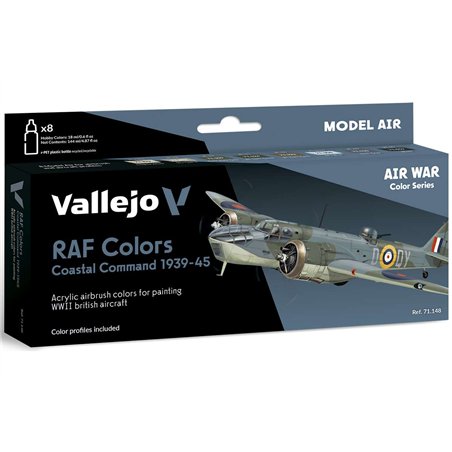 Model Air set Coastal Command 1939-45, 8x18ml