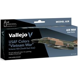 Model Air USAF colors Vietnam war scheme sea 8x17