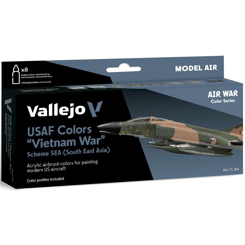 Model Air USAF colors Vietnam war scheme sea 8x17