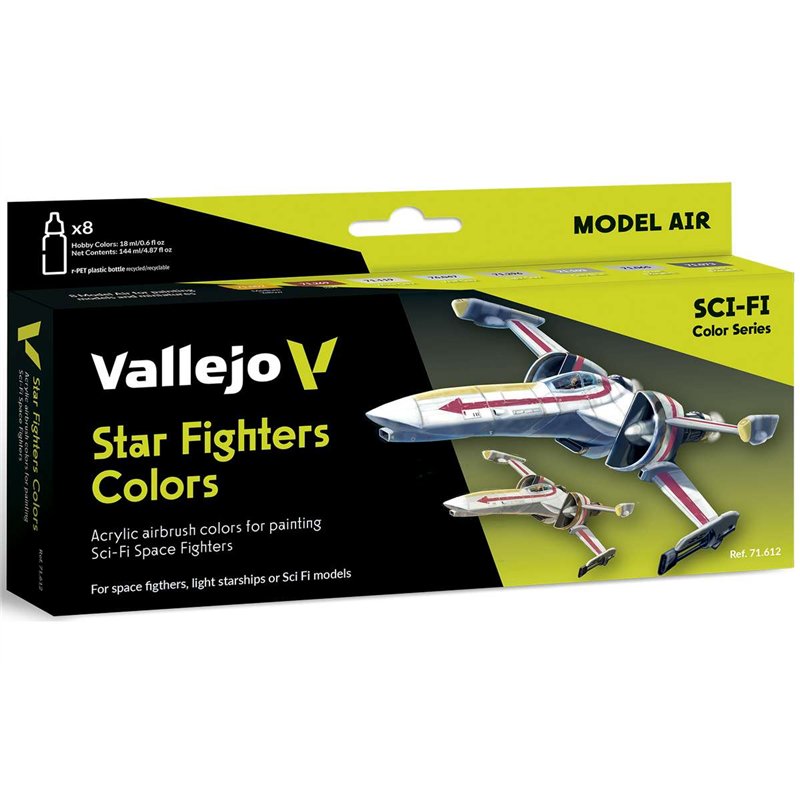 Model Air set Star Fighters colors 8x18ml